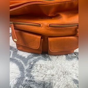 Kelly Moore Bag 2 Sues 2.0 Vegan Organizer Tote Bag (Orange)